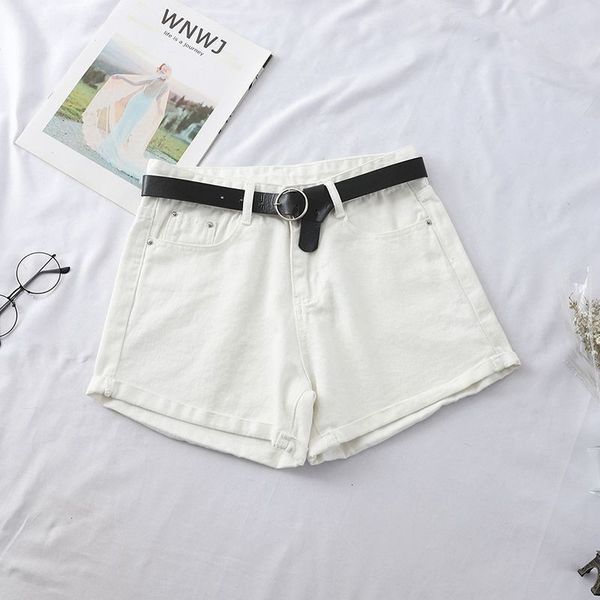2021 new woman streetwear high waist blue leg denim with female belt light black jeans shorts 3wyj, White;black
2021 new woman streetwear high waist blue leg denim with female belt light black jeans shorts 3wyj, White;black