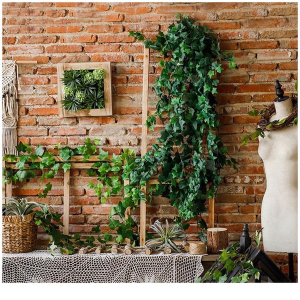 230cm artificial creeper green leaf ivy vine for home garden flower decorations party flower rattan leaf grala jlljhm
230cm artificial creeper green leaf ivy vine for home garden flower decorations party flower rattan leaf grala jlljhm