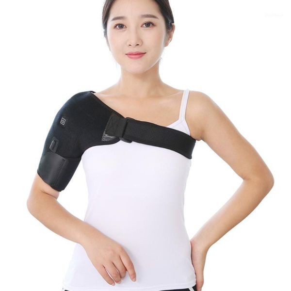 portable heated shoulder wrap brace heating infrared pad strap relax relief shoulder compression sleeve us plug1, Black;blue
portable heated shoulder wrap brace heating infrared pad strap relax relief shoulder compression sleeve us plug1, Black;blue