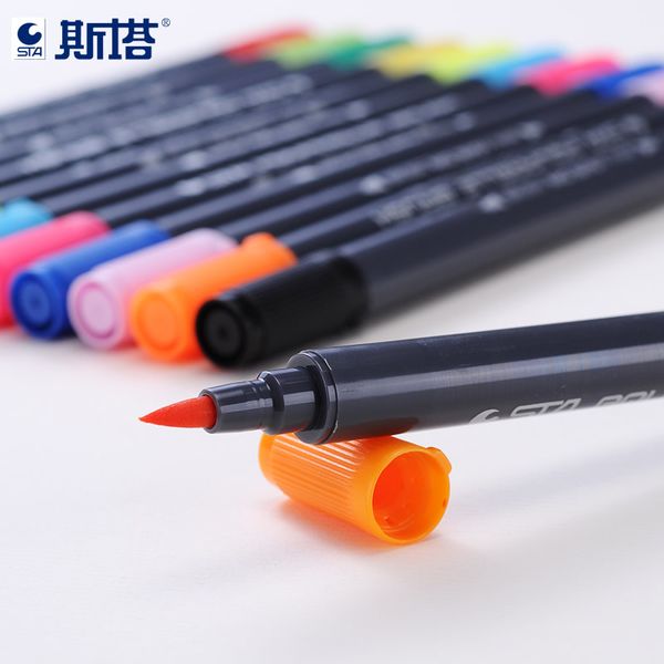 12/24/36/48 colors/box marker pen scrapbooking crafts soft watercolor brush pen sketch art drawing manga markers stationery
12/24/36/48 colors/box marker pen scrapbooking crafts soft watercolor brush pen sketch art drawing manga markers stationery