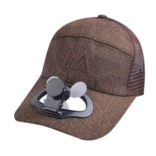 wide brim hats usb charging summer fan cooling baseball cap hat breathable shade sunscreen men women snapback *1, Blue;gray