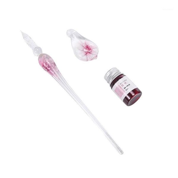 fountain pens glass dip pen faux crystal ink signature inside flower for writing art decor gift1
fountain pens glass dip pen faux crystal ink signature inside flower for writing art decor gift1