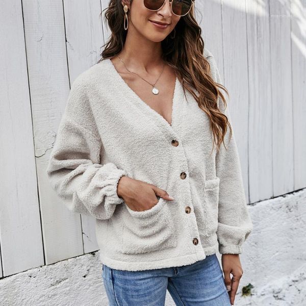 women's fur & faux winter women thick warm teddy bear fleece jacket v neck single breasted cropped coat1, Black
women's fur & faux winter women thick warm teddy bear fleece jacket v neck single breasted cropped coat1, Black