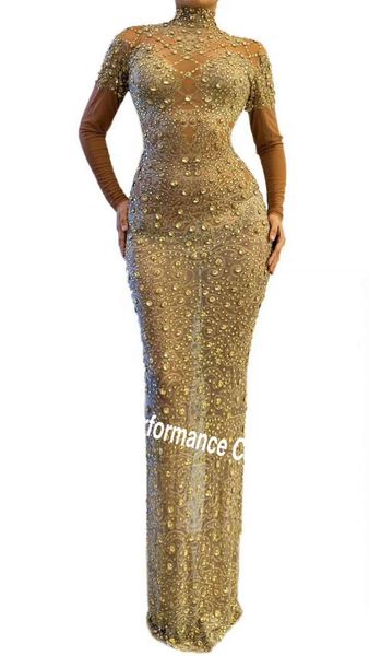 see through mesh gold rhinestones long dress bar birthday celebrate dress prom dance women singer transparent dresses, Black;red
see through mesh gold rhinestones long dress bar birthday celebrate dress prom dance women singer transparent dresses, Black;red