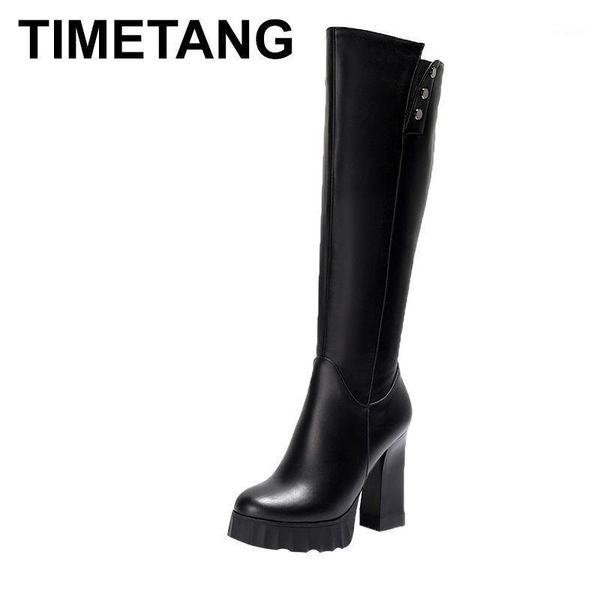 timetang autumn and winter new mid-high-heeled platform platform thick boots with long boots waterproof high boot1, Black
timetang autumn and winter new mid-high-heeled platform platform thick boots with long boots waterproof high boot1, Black
