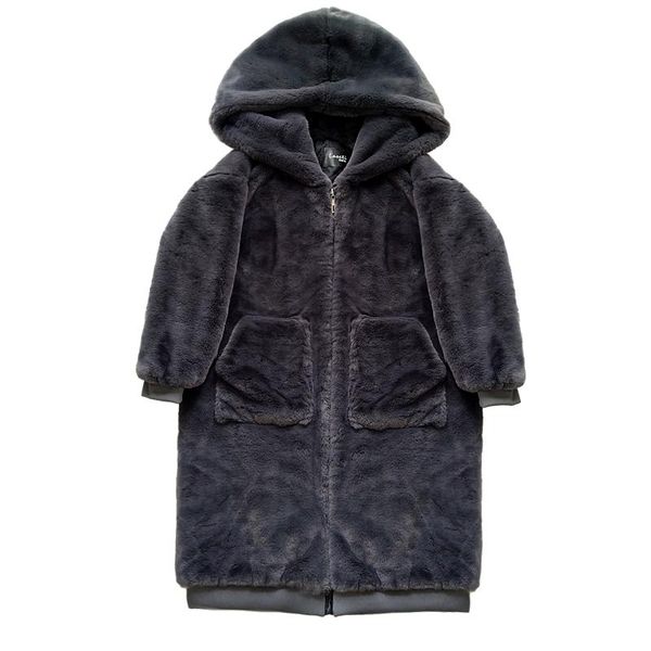 women's fur & faux swyivy thick warm coats women winter long design outwear 2021 hooded for casual wear, Black
women's fur & faux swyivy thick warm coats women winter long design outwear 2021 hooded for casual wear, Black