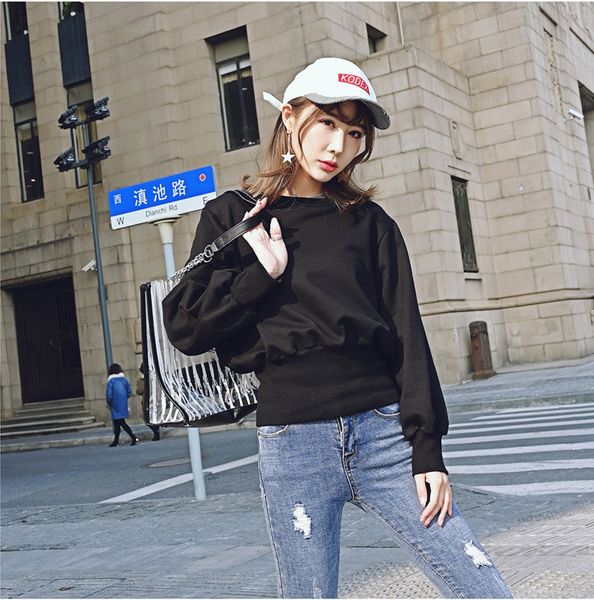 waist round neck loose slim, casual versatile 2020 spring and autumn korean new fashion bat lantern sleeve sweater woman
waist round neck loose slim, casual versatile 2020 spring and autumn korean new fashion bat lantern sleeve sweater woman