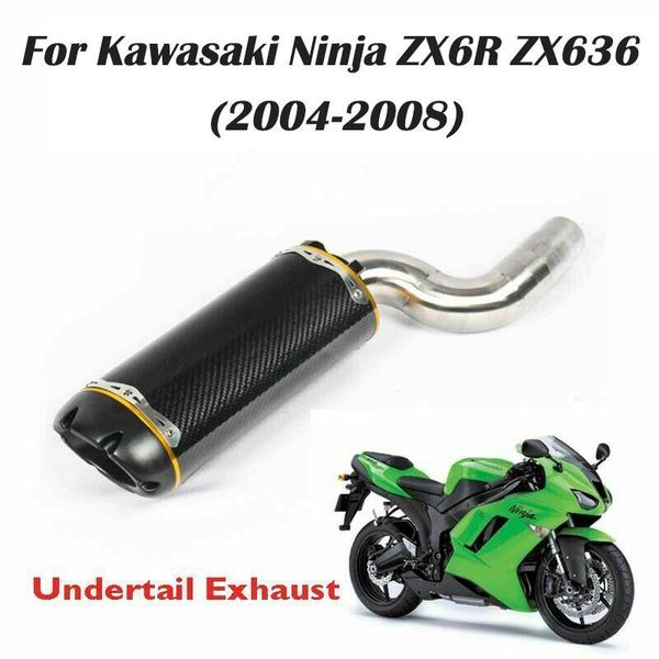 motorcycle exhaust system crabon fiber for ninja zx6r zx636 2004-2008 tip muffler mid link pipe escape moto slip on1
motorcycle exhaust system crabon fiber for ninja zx6r zx636 2004-2008 tip muffler mid link pipe escape moto slip on1