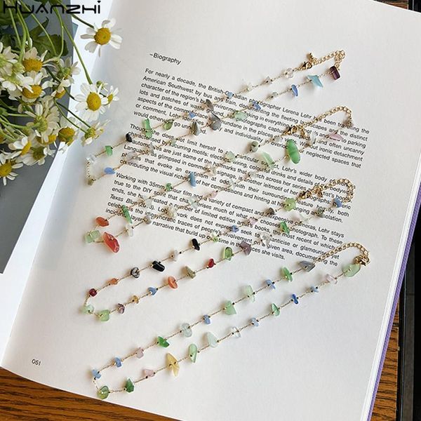 huanzhi 2020 new korean irregular geometric transparent colorful acrylic clear natural stones choker necklace for women jewelry, Golden;silver
huanzhi 2020 new korean irregular geometric transparent colorful acrylic clear natural stones choker necklace for women jewelry, Golden;silver