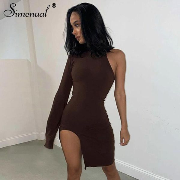 simenual одно плечо с длинным рукавом женщины bodycon бальные платья side щелевая осенняя мода sexy тощий clubwear мини платье твердая hot, Black;gray
simenual одно плечо с длинным рукавом женщины bodycon бальные платья side щелевая осенняя мода sexy тощий clubwear мини платье твердая hot, Black;gray