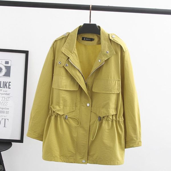2020 new spring autumn windbreaker female belt slim coat student outerwear plus size 4xl casual trench coat women lm097, Tan;black
2020 new spring autumn windbreaker female belt slim coat student outerwear plus size 4xl casual trench coat women lm097, Tan;black