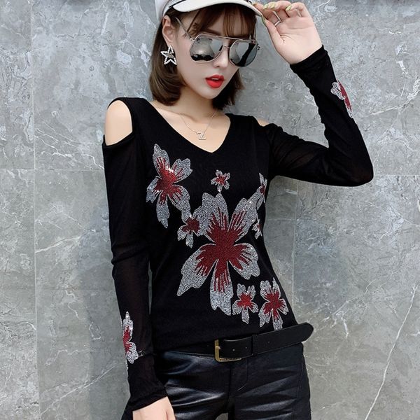 women's diamond-encrusted long-sleeved t-shirt 2020 autumn new mesh slim lace women's diamond-encrusted long-sleeved t-shirt 2020, White
women's diamond-encrusted long-sleeved t-shirt 2020 autumn new mesh slim lace women's diamond-encrusted long-sleeved t-shirt 2020, White