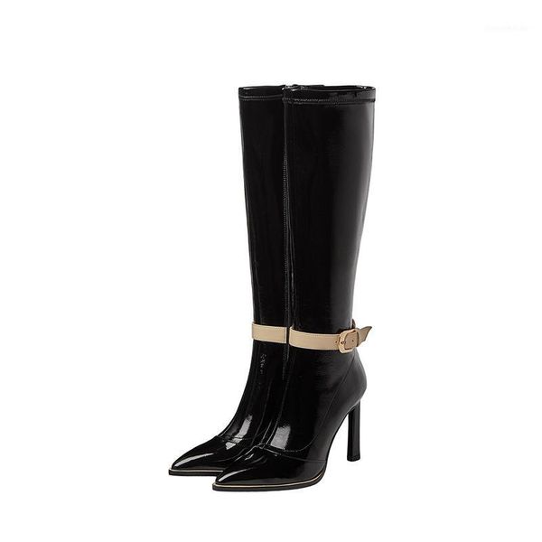 boots prova perfetto 2021 winter arrival rome woman black long genuine leather thin heels pointed toe night-club1
boots prova perfetto 2021 winter arrival rome woman black long genuine leather thin heels pointed toe night-club1