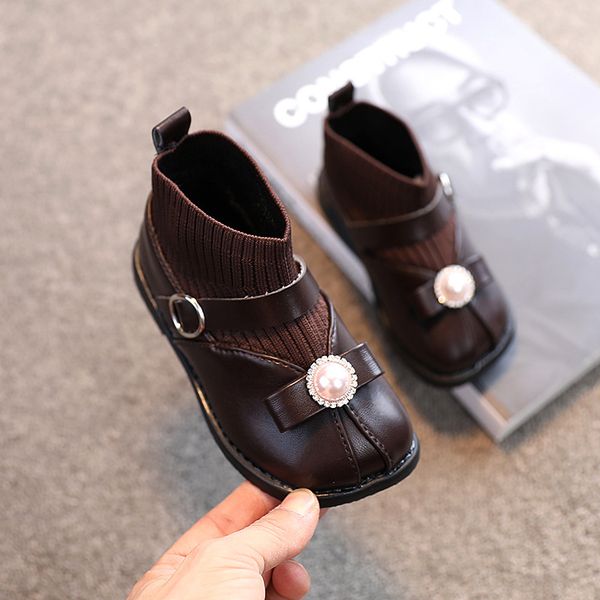 1-6 years fashion bow children's autumn ankle sock leather kids winter for baby girl sports shoes warm boots, Black
1-6 years fashion bow children's autumn ankle sock leather kids winter for baby girl sports shoes warm boots, Black