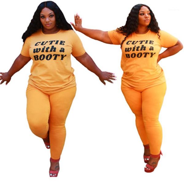 sets designer new letter short sleeve t-shirt suits fashion female round neck loose plus size casual tracksuits cutie with a booty ladies, Gray
sets designer new letter short sleeve t-shirt suits fashion female round neck loose plus size casual tracksuits cutie with a booty ladies, Gray
