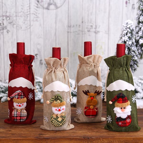 wine bottle cover linen santa claus ornaments christmas decorations for home table decor 2020 navidad giftsnew
wine bottle cover linen santa claus ornaments christmas decorations for home table decor 2020 navidad giftsnew