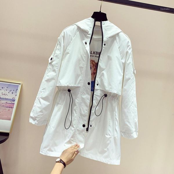 white/black trench coat women clothes casual solid windbreaker female loose elegant office ladies trench coat women solid q26251, Tan;black
white/black trench coat women clothes casual solid windbreaker female loose elegant office ladies trench coat women solid q26251, Tan;black