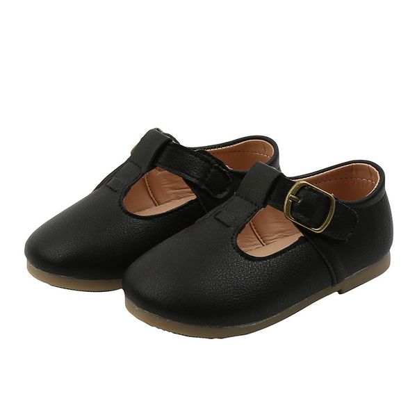 leather shoes for girls simple t-strap fashion kids brown black beige color children flats casual soft anti-slip 21-30 hot, Black;red
leather shoes for girls simple t-strap fashion kids brown black beige color children flats casual soft anti-slip 21-30 hot, Black;red
