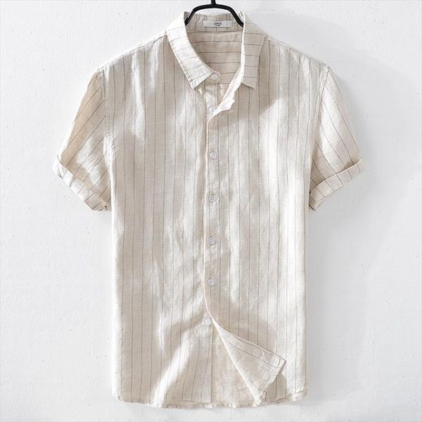 new arrival 100% linen summer white shirt men short sleeve flax men shirts breathable stripe shirt mens camisa ing, White;black
new arrival 100% linen summer white shirt men short sleeve flax men shirts breathable stripe shirt mens camisa ing, White;black