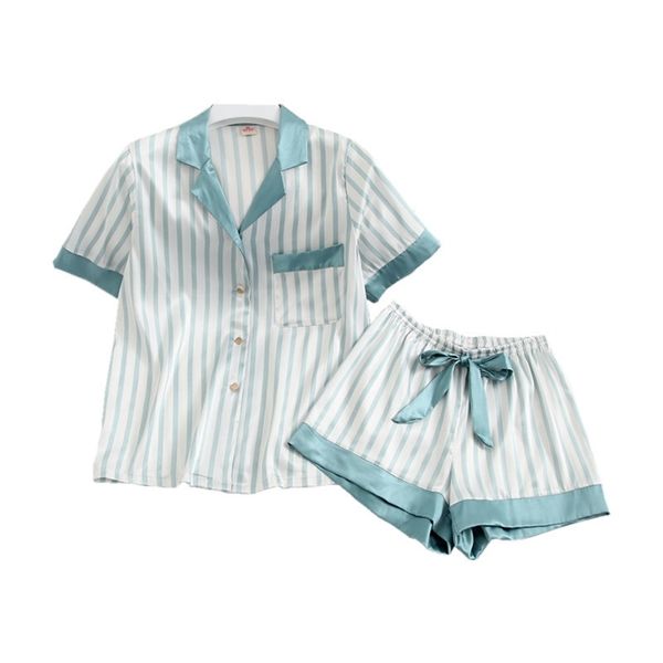 qweek cute pajamas woman satin short sleeve sleepwear homewear pijama mujer nightie silk pyjamas two piece set night suits y200425, Black;red
qweek cute pajamas woman satin short sleeve sleepwear homewear pijama mujer nightie silk pyjamas two piece set night suits y200425, Black;red