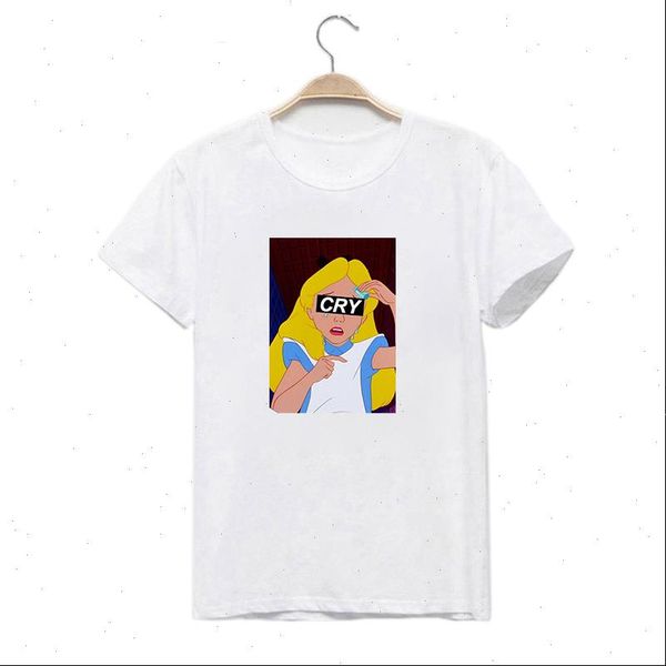 cry princess printed women t shirt female tee streetwear women clothes harajuku spoof funny femme, White
cry princess printed women t shirt female tee streetwear women clothes harajuku spoof funny femme, White
