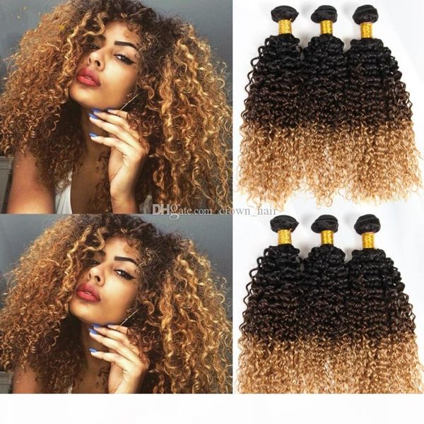 honey blonde #1b 4 27 colorded hair extensions 3 tone hair weaves kinky curly ombre curly hair extensions 3pcs, Black
honey blonde #1b 4 27 colorded hair extensions 3 tone hair weaves kinky curly ombre curly hair extensions 3pcs, Black