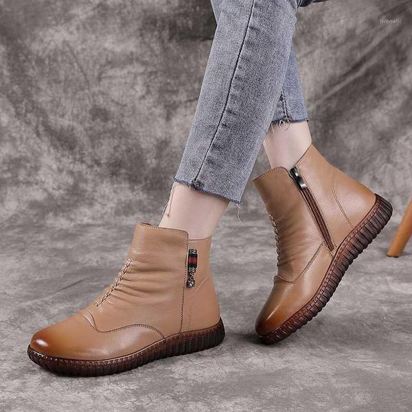 boots retro leather short women 2021 autumn and winter comfortable flat solid color cotton shoes soft sole women's boots1, Black
boots retro leather short women 2021 autumn and winter comfortable flat solid color cotton shoes soft sole women's boots1, Black