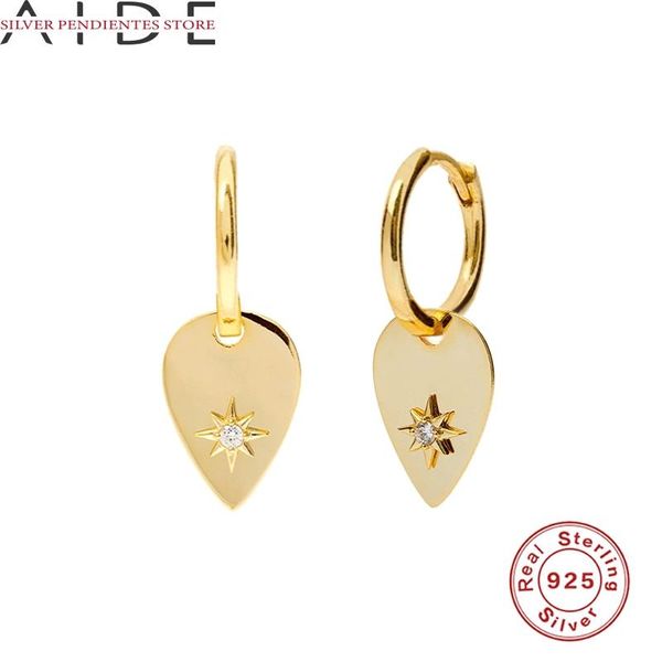 AIDE 925 Sterling Silver Earrings Joyero Women Piercing Heart-shaped Eight-pointed Star Diamond Earrings Girls Gold Jewelry
AIDE 925 Sterling Silver Earrings Joyero Women Piercing Heart-shaped Eight-pointed Star Diamond Earrings Girls Gold Jewelry