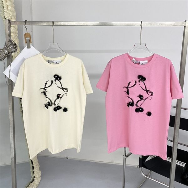 fashion ink briquette embroidery t-shirt female spring and summer new cotton loose couple short sleeved male category clothing outlet, White
fashion ink briquette embroidery t-shirt female spring and summer new cotton loose couple short sleeved male category clothing outlet, White