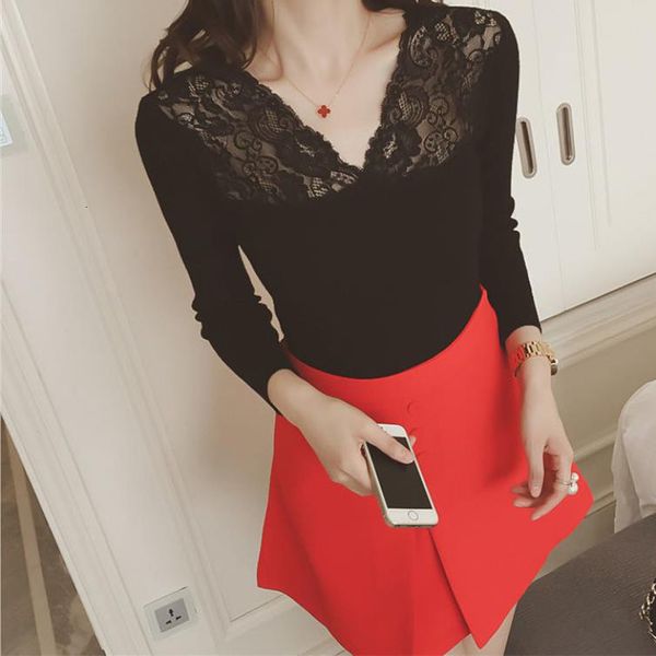 new women's fashions 2021 long sleeves rufflrd turtleneck autumn sweater ladies see through solid knit pullovers more size y6r0, Black;brown
new women's fashions 2021 long sleeves rufflrd turtleneck autumn sweater ladies see through solid knit pullovers more size y6r0, Black;brown