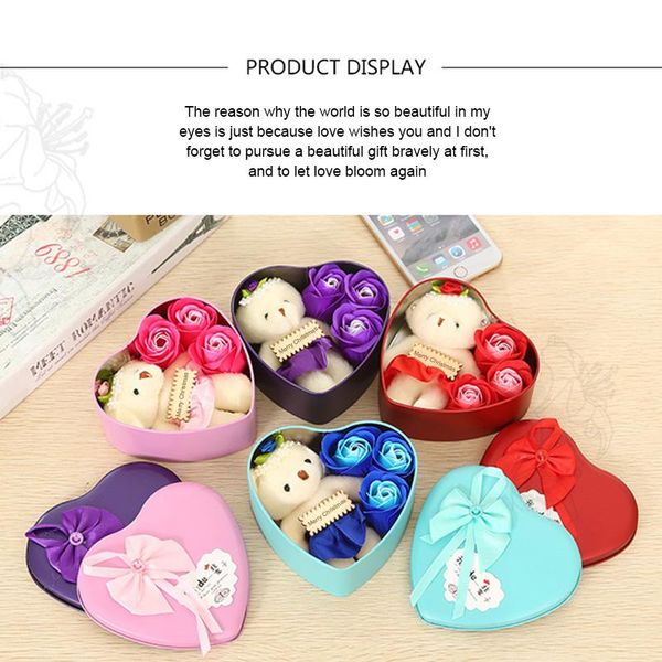 party favor 3 flower-shaped soap rose with little bear and heart-shaped storage box romantic gift for lovers girlfriends bdf99
party favor 3 flower-shaped soap rose with little bear and heart-shaped storage box romantic gift for lovers girlfriends bdf99