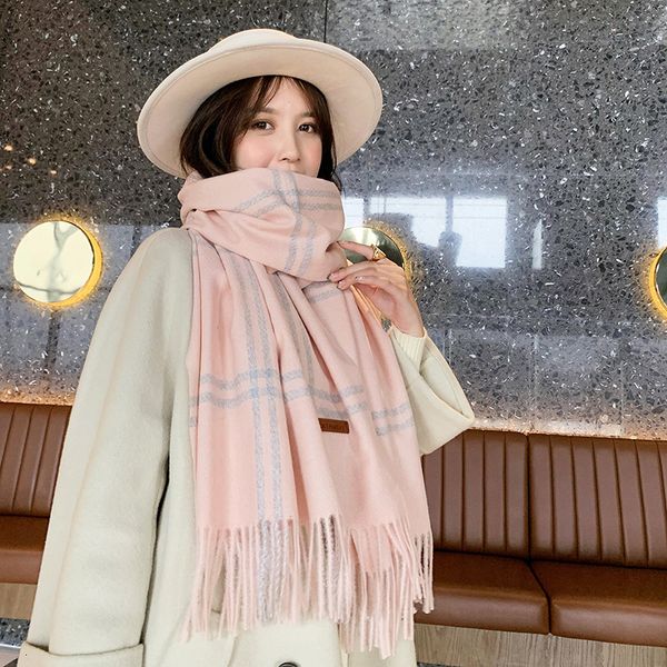 2021 new winter brand warm check cashmere shawl women's cloak thick blanket fringed scarf holiday gift yo5q, Blue;gray
2021 new winter brand warm check cashmere shawl women's cloak thick blanket fringed scarf holiday gift yo5q, Blue;gray