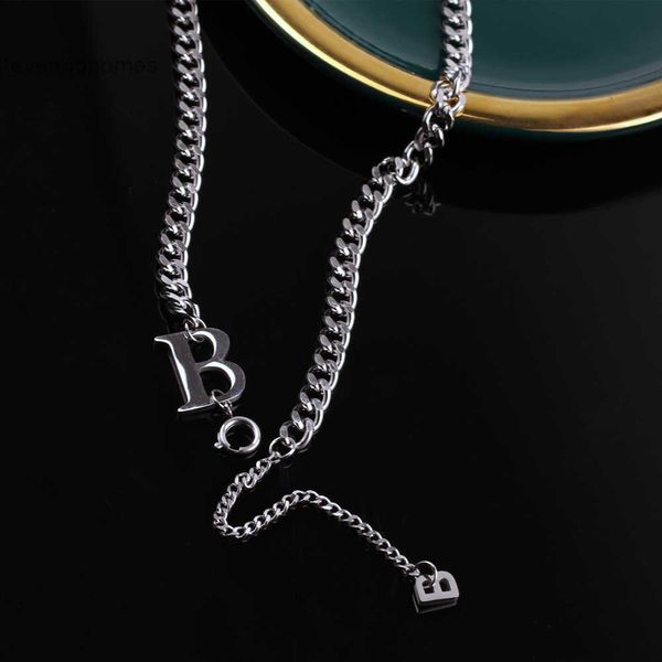 accessories ins super fire personality net red letter b necklace hip hop metal titanium chain women's fashion, Silver
accessories ins super fire personality net red letter b necklace hip hop metal titanium chain women's fashion, Silver
