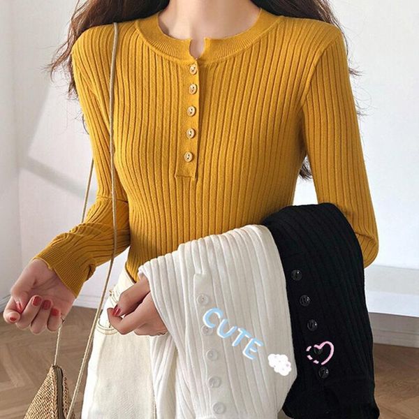 2020 women's autumn winter solid long sleeve with crew neck sweater stretch clothes thin line contracted design look thin1, White;black
2020 women's autumn winter solid long sleeve with crew neck sweater stretch clothes thin line contracted design look thin1, White;black