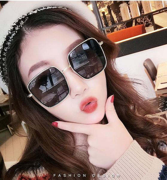 sunglasses fashion metal women brand designer retro square big sun glasses gradient travel uv400 mujer, White;black
sunglasses fashion metal women brand designer retro square big sun glasses gradient travel uv400 mujer, White;black