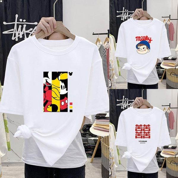 fashion designers t shirts cotton women clothing male tshirt round collar clothes luxurys crop hip hop dress t-shirt plus size camisas de ho, White
fashion designers t shirts cotton women clothing male tshirt round collar clothes luxurys crop hip hop dress t-shirt plus size camisas de ho, White