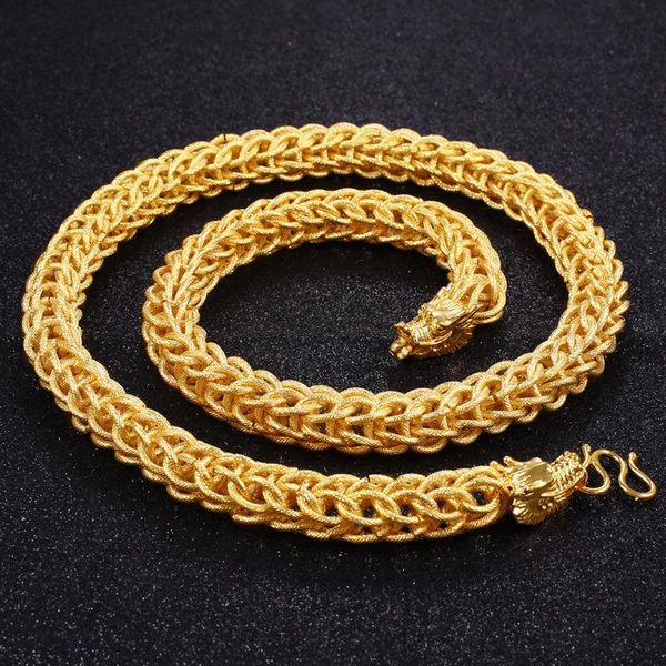 thailand style aggressiveness gold necklace good quality brass alluvial gold dragon chain necklace for men, Silver
thailand style aggressiveness gold necklace good quality brass alluvial gold dragon chain necklace for men, Silver