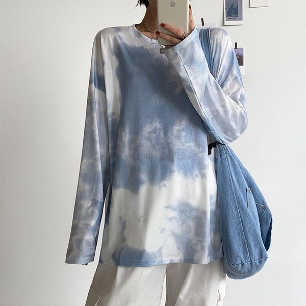 autumn 2020 new korean long sleeve loose and versatile tie dye loose t-shirt bottom shirt ins fashion and bottom t-shirt rwq6b rwq6b, White
autumn 2020 new korean long sleeve loose and versatile tie dye loose t-shirt bottom shirt ins fashion and bottom t-shirt rwq6b rwq6b, White