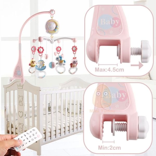 0-12 months crib mobile musical box with holder toddlers soft rattle teether newborn baby bed toys educational girl y200111
0-12 months crib mobile musical box with holder toddlers soft rattle teether newborn baby bed toys educational girl y200111