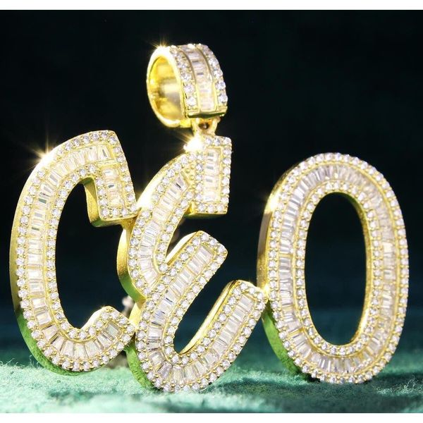 new style custom letter name necklace pendant iced out baguette initials letters charm neck wmtata beauty888, Silver
new style custom letter name necklace pendant iced out baguette initials letters charm neck wmtata beauty888, Silver