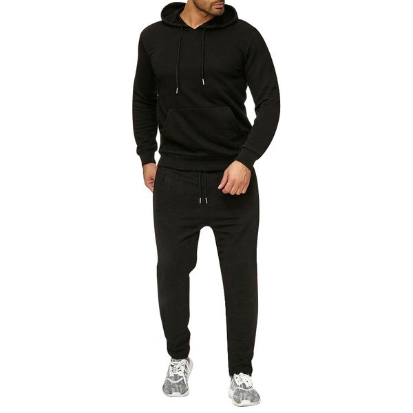 thicken new mens sports tracksuits two-piece korean version of the trend of hooded casual sweater suit sportswear, Gray
thicken new mens sports tracksuits two-piece korean version of the trend of hooded casual sweater suit sportswear, Gray