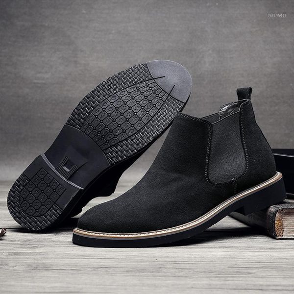 fashion casual ankle boots men autumn mens shoes comfortable cow suede leather motorcycle man hx-0891, Black
fashion casual ankle boots men autumn mens shoes comfortable cow suede leather motorcycle man hx-0891, Black
