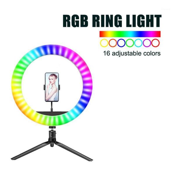 10 inch 26cm rgb ring light led dimmable selfie colorful lamp makeup light with usb for makeup tiktok video live with ocs1
10 inch 26cm rgb ring light led dimmable selfie colorful lamp makeup light with usb for makeup tiktok video live with ocs1