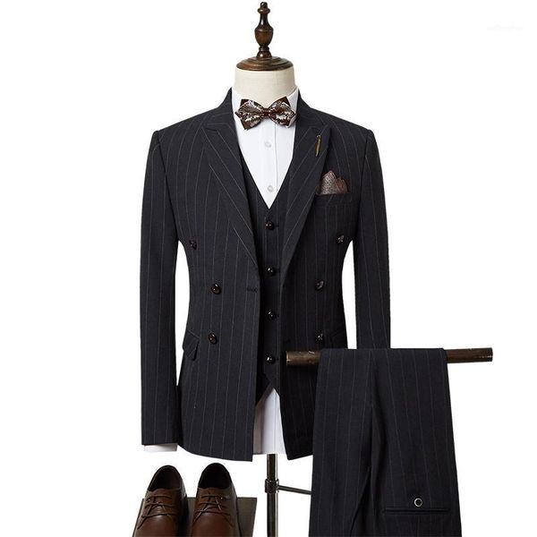 2020 new men slim fit suit double breasted business formal groom wedding tuxedos party mariage classic men's suit 3 pcs1, White;black
2020 new men slim fit suit double breasted business formal groom wedding tuxedos party mariage classic men's suit 3 pcs1, White;black
