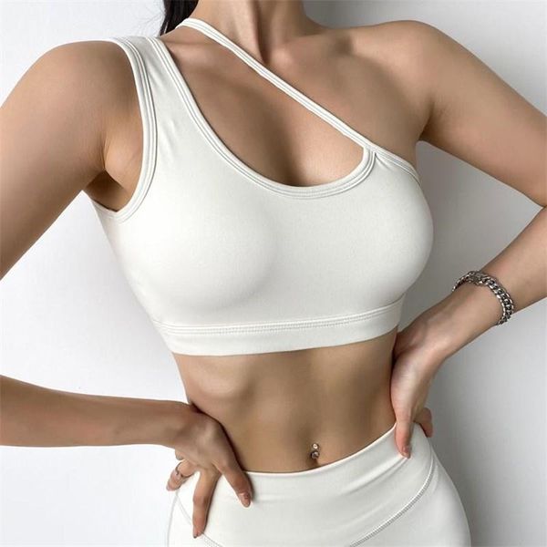 gym clothing autumn oblique shoulder yoga bra nudity feel female running shockproof fitness sport bras black workout underwear, White;black
gym clothing autumn oblique shoulder yoga bra nudity feel female running shockproof fitness sport bras black workout underwear, White;black