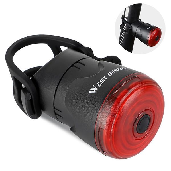 west biking smart led bicycle light rear back brake light signal usb rechargeable red cycling lamp latern flash taillight
west biking smart led bicycle light rear back brake light signal usb rechargeable red cycling lamp latern flash taillight