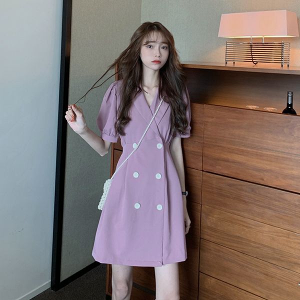 2021 new korean edition female large fat mm double breasted suit fitting short sleeve women's dress 6xpb, Black;gray
2021 new korean edition female large fat mm double breasted suit fitting short sleeve women's dress 6xpb, Black;gray