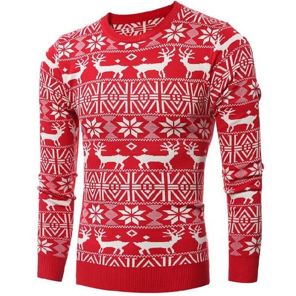 men's sweaters winter christmas sweater men nice casual knitted pullover deer printed plus size long sleeve slim thick, White;black
men's sweaters winter christmas sweater men nice casual knitted pullover deer printed plus size long sleeve slim thick, White;black