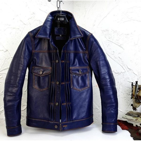 men's leather & faux 100% real coat men autumn clothes streetwear genuine cow jacket blue mens fit moto biker coats |203202170766, Black
men's leather & faux 100% real coat men autumn clothes streetwear genuine cow jacket blue mens fit moto biker coats |203202170766, Black