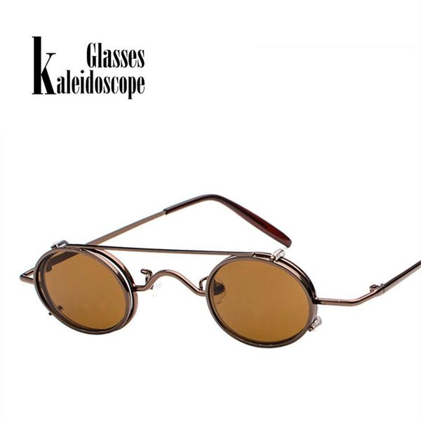 sunglasses retro steampunk men women small size oval metal punk sun glasses double lens clip on, White;black
sunglasses retro steampunk men women small size oval metal punk sun glasses double lens clip on, White;black
